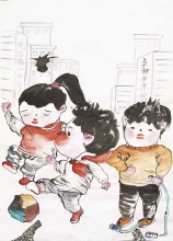 《樂享童真》 呂芷璇 12歲 鳳臺(tái)縣第十中學(xué) 六（1）班